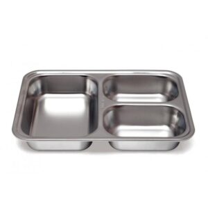 Plateau 3 compartiments enfant inox Produits