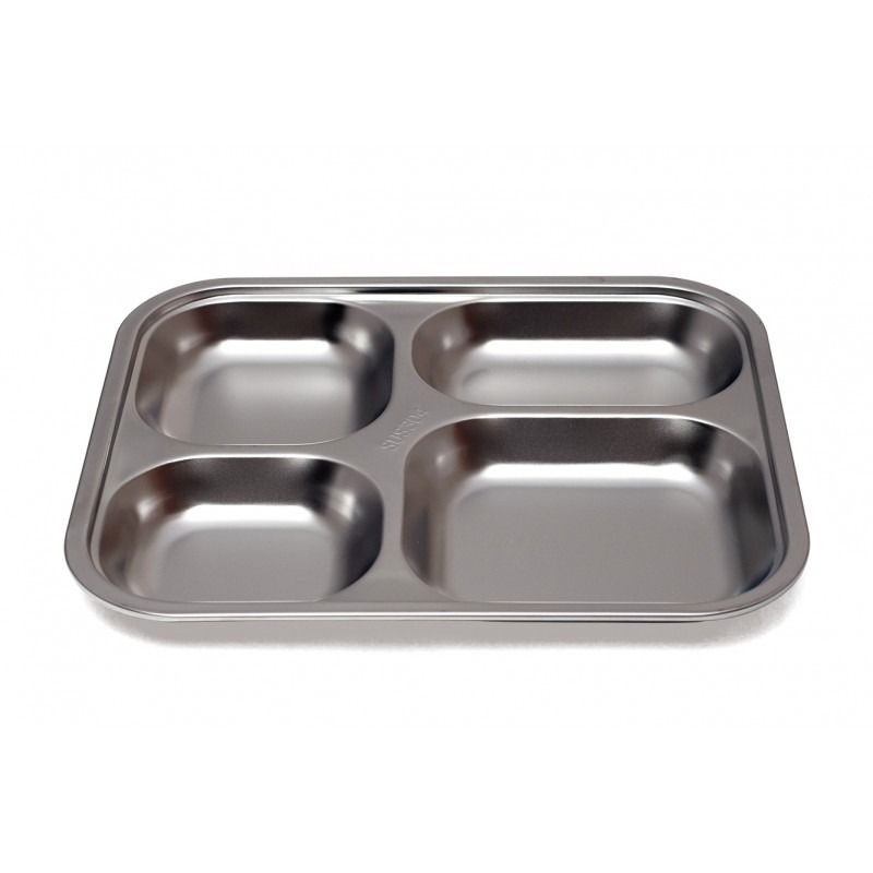 Plateau 4 compartiments enfant inox Produits