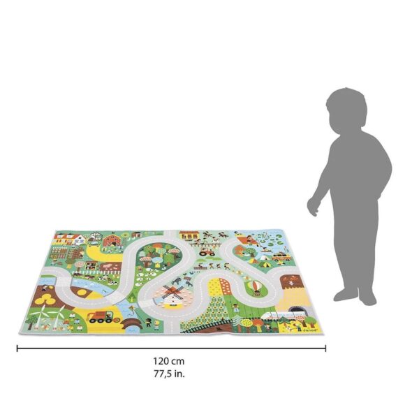 Tapis de jeu campagne - Janod Produits