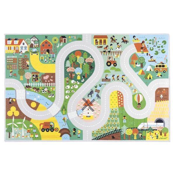 Tapis de jeu campagne - Janod Produits