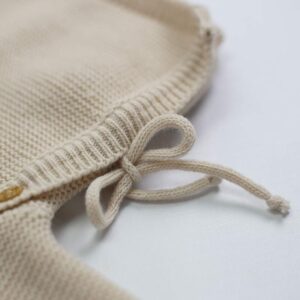 Brassière maille 0-1 mois Sable - Trois Kilos Sept Produits