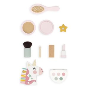 Coiffeuse de table en bois licorne blanc - Janod Produits