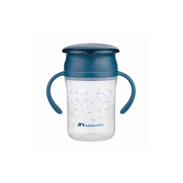 Tasse anti Fuites 360° 280ml bleue - Bébé Confort Produits
