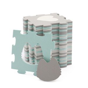 Tapis puzzle shape enfant Luno mousse Mint - Kinderkraft Produits