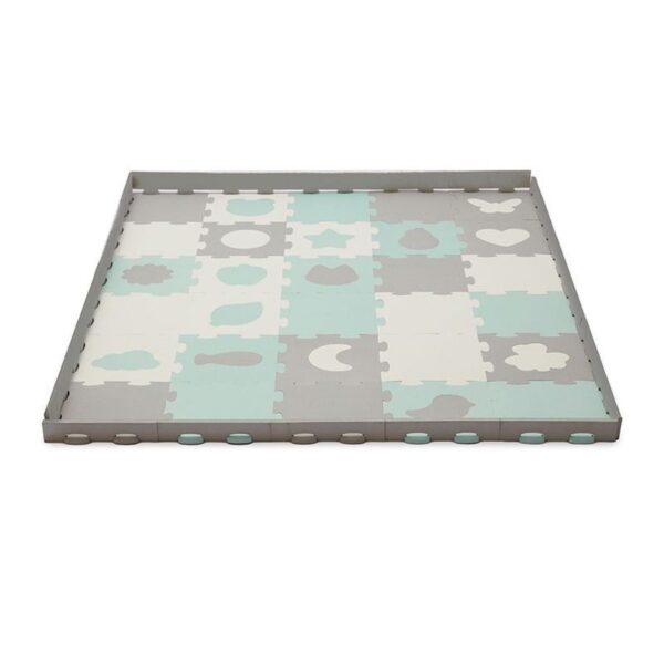 Tapis puzzle shape enfant Luno mousse Mint - Kinderkraft Produits