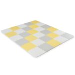 Tapis puzzle enfant Luno mousse jaune - Kinderkraft Produits