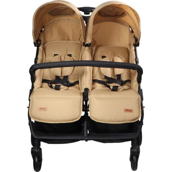 Poussette Buggy Duo Jumeaux Mellizo Camel - Ding Produits