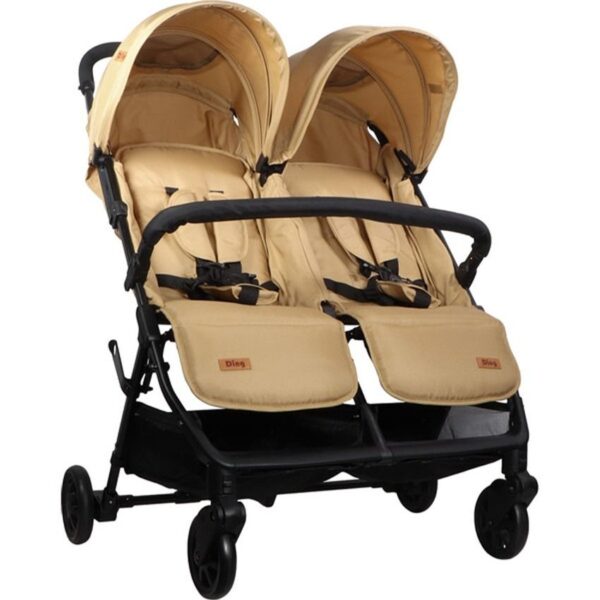 Poussette Buggy Duo Jumeaux Mellizo Camel - Ding Produits