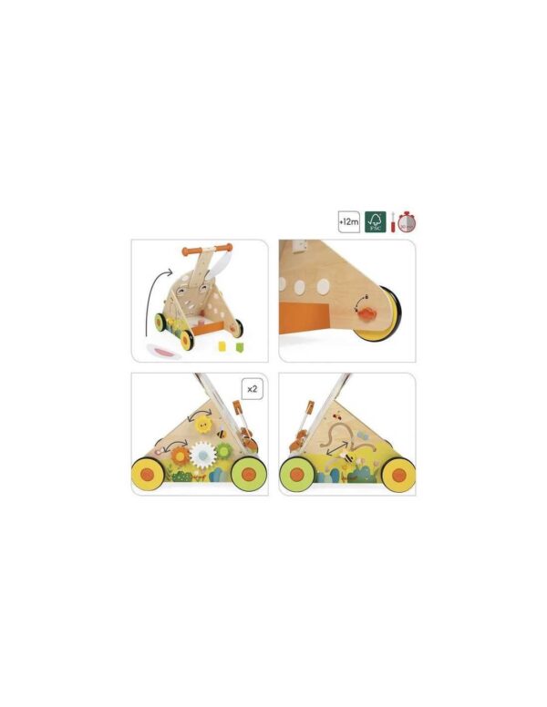 Chariot de marche Lapin - Janod Produits
