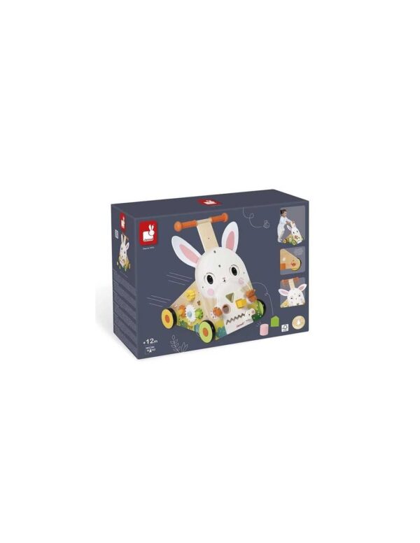 Chariot de marche Lapin - Janod Produits
