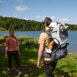 Porte-bébé de randonnée Moov & Hike Vert Sauge - Babymoov Produits