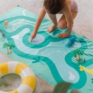 Serviette de jeu PlayTowel L 180x100cm Safari - Quut – Image 3