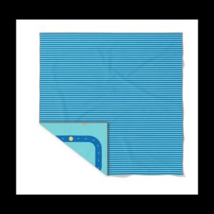 Serviette de plage à jouer XL 180x180cm  Sur la Route - Quut – Image 6