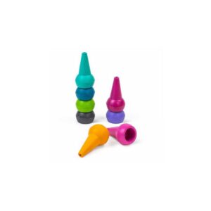Crayons empilables couleurs acidulées - Tiger Tribe – Image 4