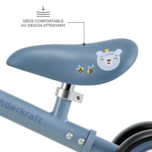Cutie Flash Vélo d’équilibre 4 roues avec LED Bleu – dès 12 mois - Kinderkraft – Image 5