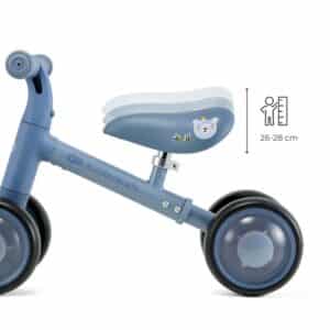 Cutie Flash Vélo d’équilibre 4 roues avec LED Bleu – dès 12 mois - Kinderkraft – Image 3