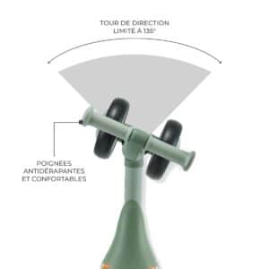 Cutie Flash Vélo d’équilibre 4 roues avec LED Vert – dès 12 mois - Kinderkraft – Image 3