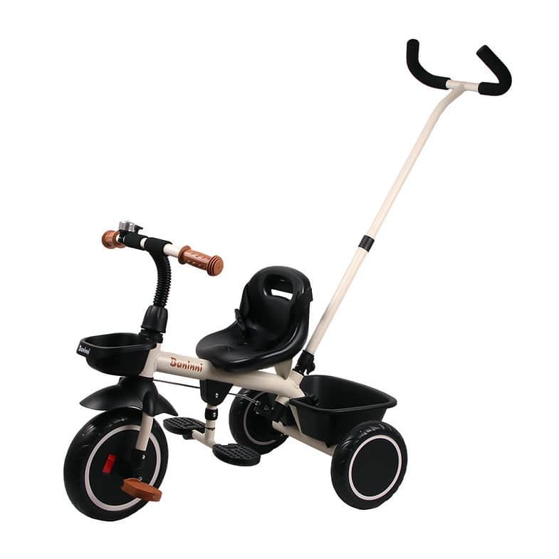 Tricycle à partir de 1 an avec barre de poussée 6 en 1 – Vert – Tricycle avec barre de poussée – Vélo bébé à partir de 1 an – Vélo enfant