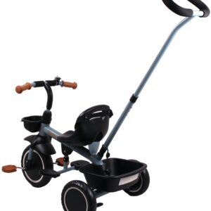 Tricycle évolutif Cara avec barre de poussée bleu – Baninni – Image 4