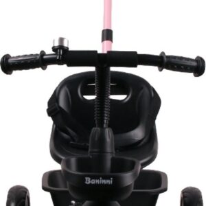 Tricycle évolutif Cara avec barre de poussée rose – Baninni – Image 4