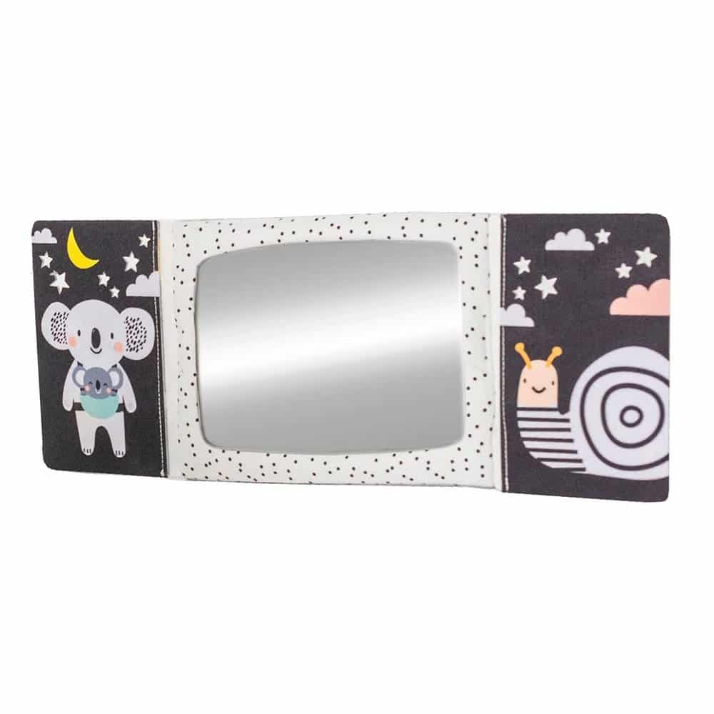Tapis d'eau Montessori Herefun pour bébé avec miroir, éveil sensoriel
