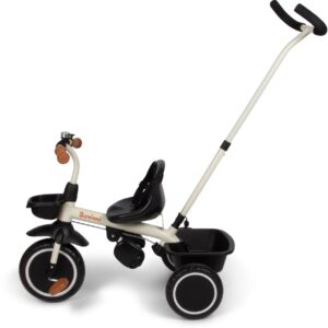 Tricycle avec barre de poussée Cara Beige - Baninni – Image 6