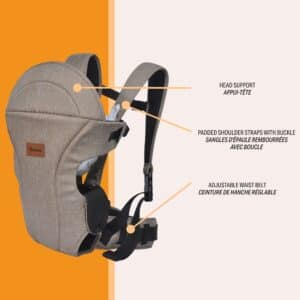 Porte-Bébé Sacco Luxe Sable 3-en-1- Baninni – Image 6