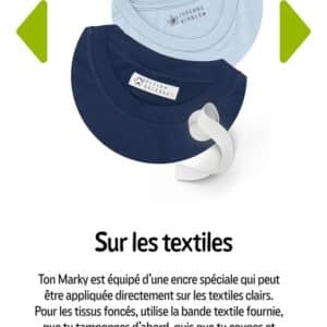 Tampon textile personnalisable DIY - MARKY – Image 11