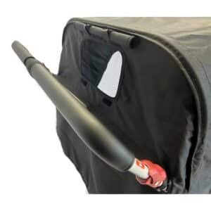 Poussette Quadruple bordeaux (4 places) – Image 4