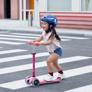 Trottinette 3 roues mini micro deluxe led rose - Micro – Image 6