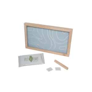 Cadre 2 empreintes + photo Bleu - Petit Artichaut – Image 3