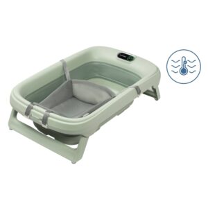 Baignoire Indigo Plus + Insert nouveau-né Sage Green - Maxi Cosi – Image 1