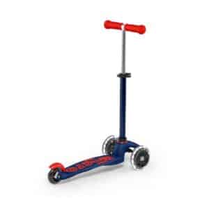 Trottinette 3 roues mini micro deluxe led bleu marine - Micro – Image 3