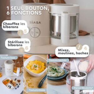 Robot Cuiseur Vapeur Bébé Babycook Néo Clay 6 en 1 - BÉABA – Image 4