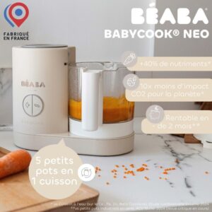 Robot Cuiseur Vapeur Bébé Babycook Néo Clay 6 en 1 - BÉABA – Image 6