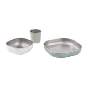 Coffret repas inox micro-ondable Vert sauge - Béaba – Image 4