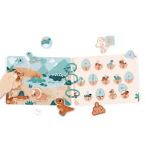 Busy Book Dino Multicolore - Janod – Image 10