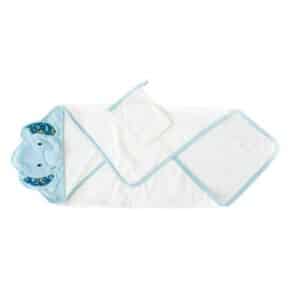 Coffret sortie bain + gant de toilette Za ni mo 75x75 cm - Domiva – Image 1