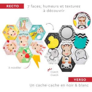 Livre tapis d'éveil Multicolore - Sophie la girafe – Image 5