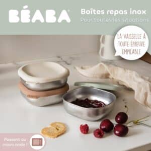 Boîtes Repas Inox Multi-Usage x3 Natural Set - Béaba – Image 9