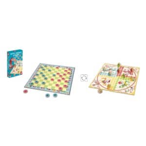 Jeu duo Petits Chevaux et Dames Multicolore - Janod – Image 8