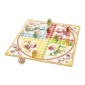 Jeu duo Petits Chevaux et Dames Multicolore - Janod – Image 7