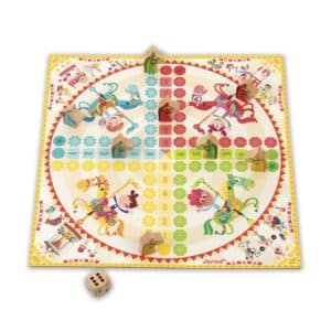 Jeu duo Petits Chevaux et Dames Multicolore - Janod – Image 5