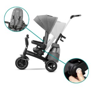 Tricycle Easytwist Platinium Grey - Kinderkraft – Image 4