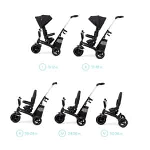 Tricycle Easytwist Noir - Kinderkraft – Image 3