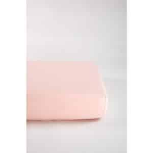 Drap housse coton bio rose nude 60x120cm pour lit bébé - Kadolis – Image 1