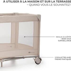 Lit parapluie Joy beige - Kinderkraft – Image 5