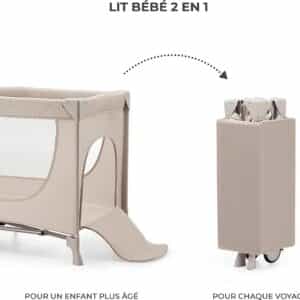 Lit parapluie Joy beige - Kinderkraft – Image 3