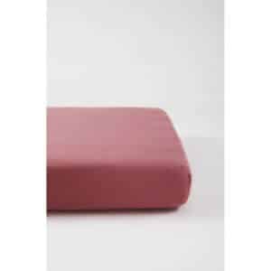 Drap housse coton bio bois de rose 60x120cm pour lit bébé - Kadolis – Image 1
