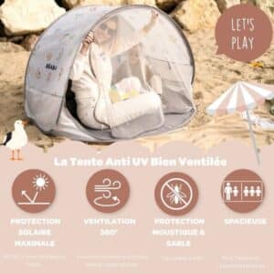 Tente anti UV bébé Breezy Terre d'Argile - Béaba – Image 3
